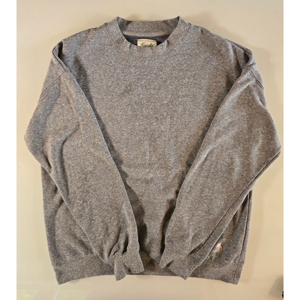 Kuwalla Montreal Mens Gray Heathered Crewneck Sweatshirt Size Small Pullover